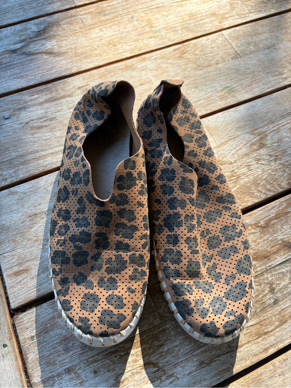 Ilse Jacobsen Tulip Slip On Sneaker in Leopard Print
